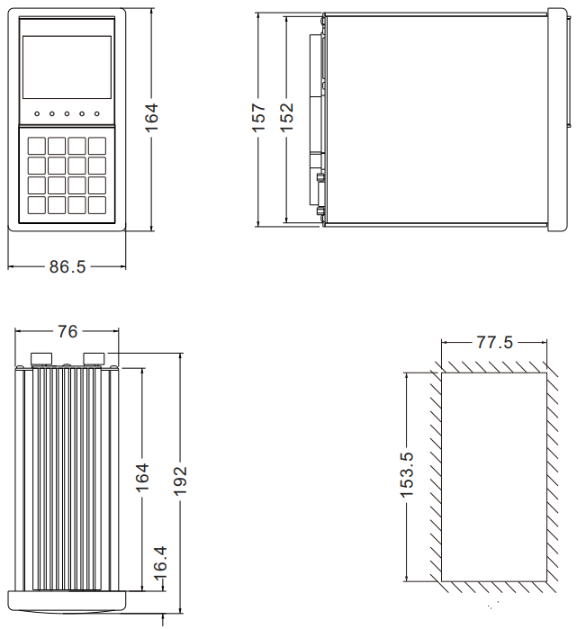 Belt Scale Weighing Controller with digital weighing sensor interface